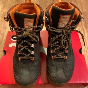 Puma Roma Hi Bracken- Jaffa Orange-Honey Size 8